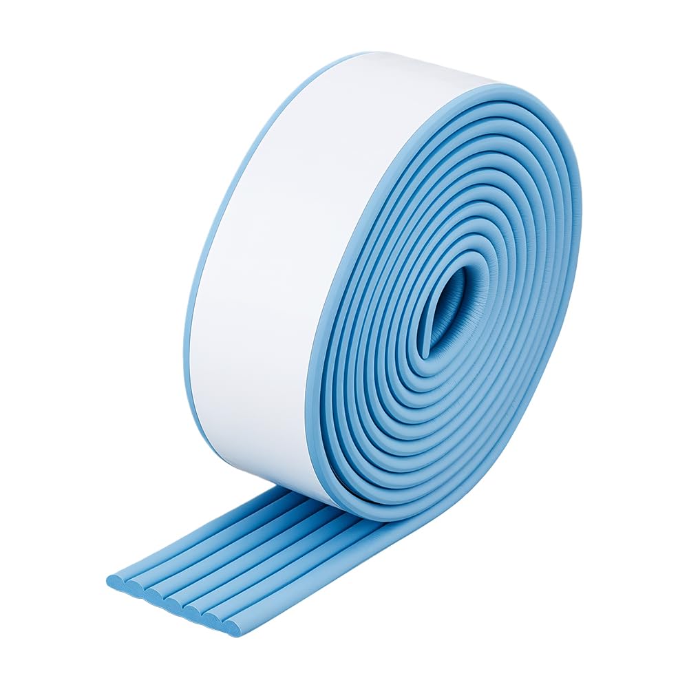 OLYCRAFT 5m Royal Blue Bunk Bed Ladder Pads 80mm Wide Replacement Bed Ladder Pad with Adhesive Ladders Cover 8mm Thick for Stair Steps Foot Comfort Corner Protectors