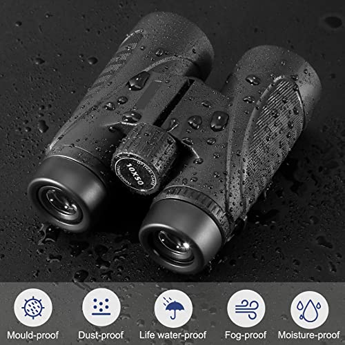 Hocerlu Fernglas Erwachsene, 10x50 FMC-Linse Leicht Ferngläser, Helle und Klare Sichtbereich, für Vgelbeobachtung… – Bild 6