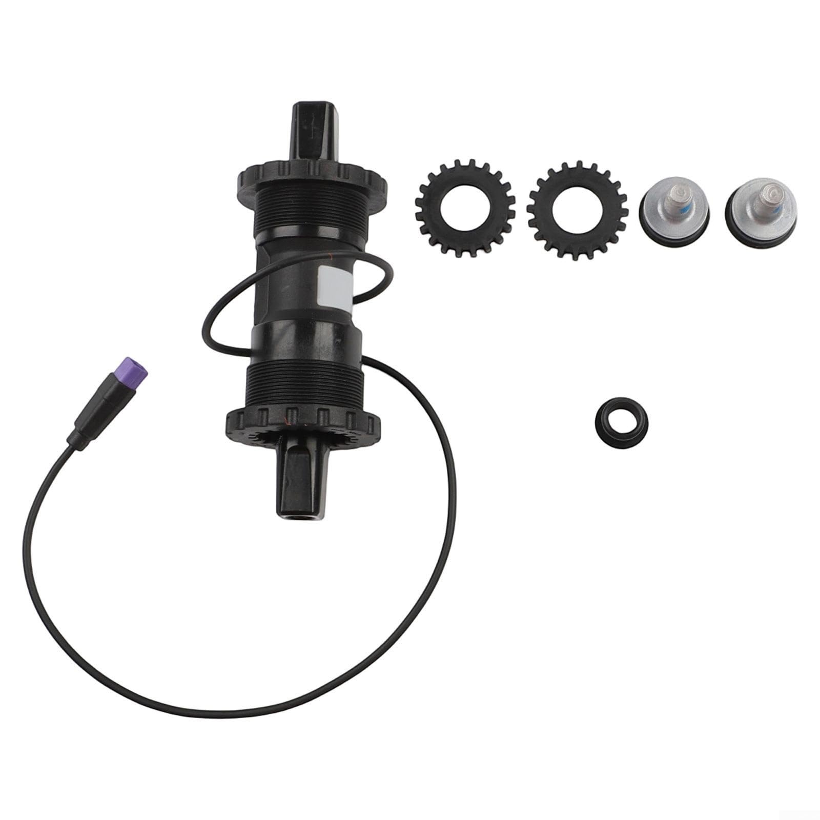 Sensore di coppia per Bafang serie M400, azionamento centrale 68-70 mm, apertura a 6 pin, sensore PAS di ricambio per bici elettriche, robusto alloggiamento in metallo ABS, facile installazione, nero