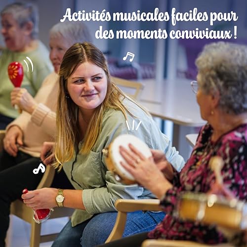 Kit d’animations musicales Fuzeau instruments éveil sensoriel personnes âgées - 5