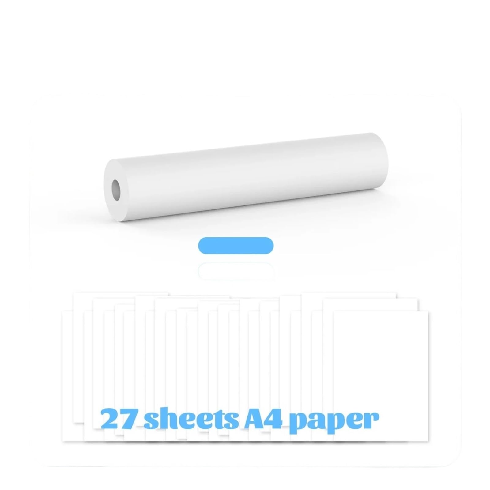 Générique Rouleau de Papier Thermique A4 210x30mm pour imprimante Portable