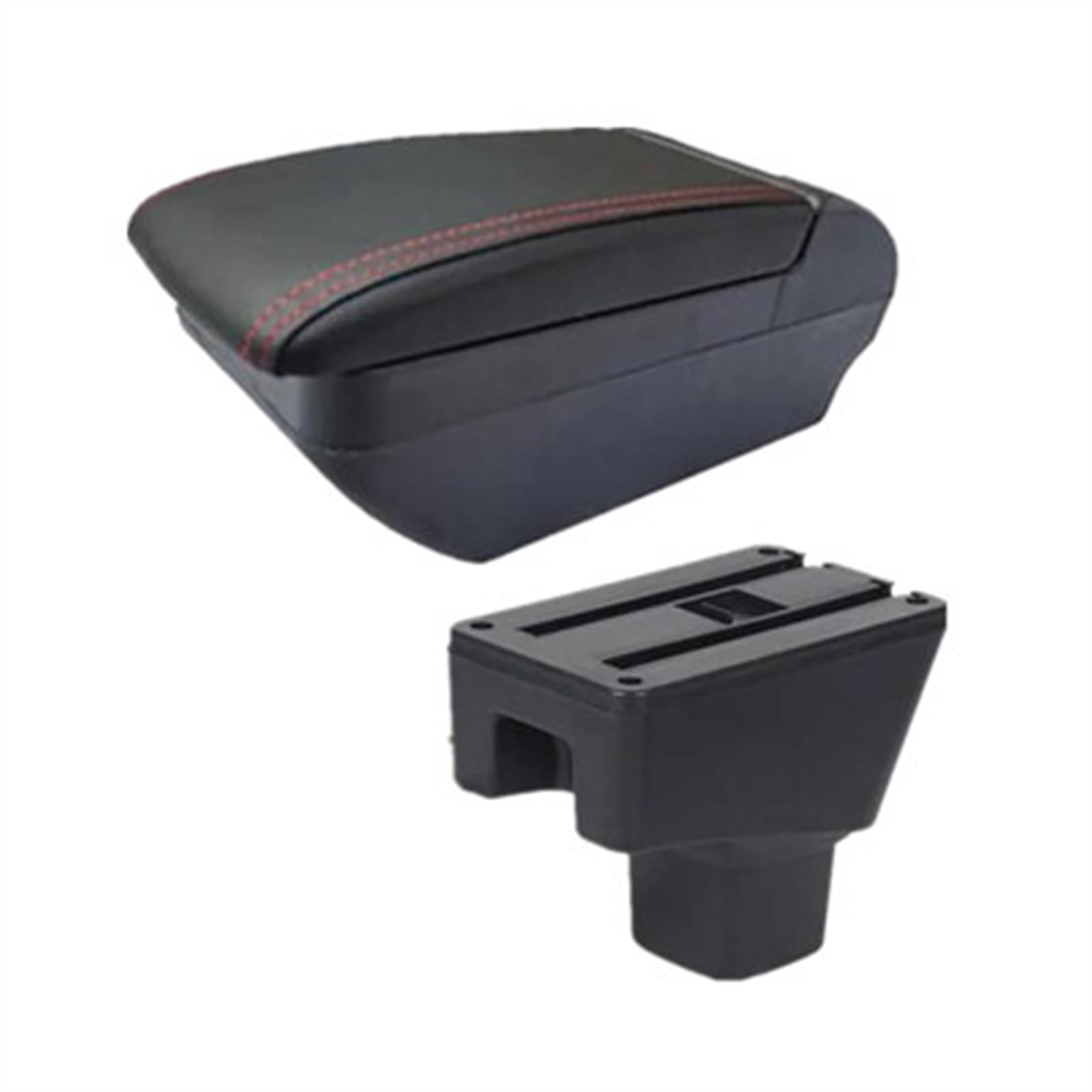 NOHEEU Car Armrest Box Dedicated Interior Retrofit Parts Center Storage Accessories For SUZUKI SX4(F red line)
