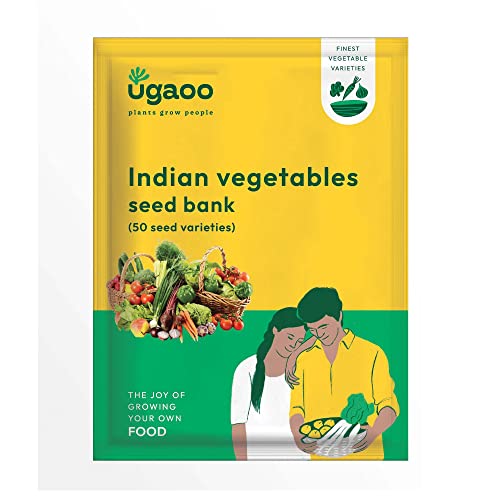 Image of Ugaoo Organic Vermicompost Fertilizer for Plants - 5 Kg & UGAOO Indian Vegetable Seeds Bank For Home Garden 50 Varieties - 2255 Seeds