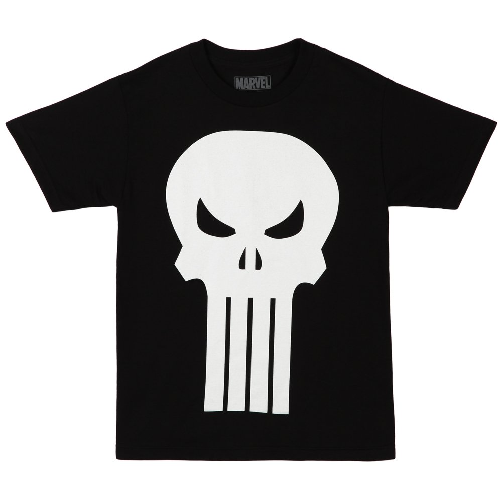 The Punisher Movie Skull Logo Black Mens T-Shirt Tee
