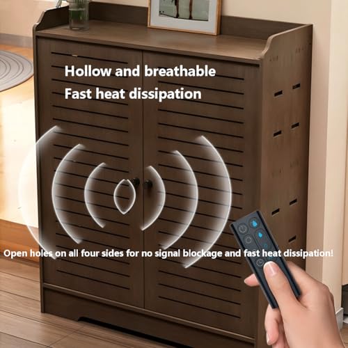 Meuble pour routeur Wi-Fi compact avec rangement de câbles discret - 6