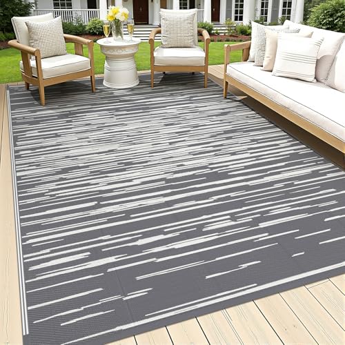 HEBE Outdoor Rug 6' x 9' Waterproof for Patios...