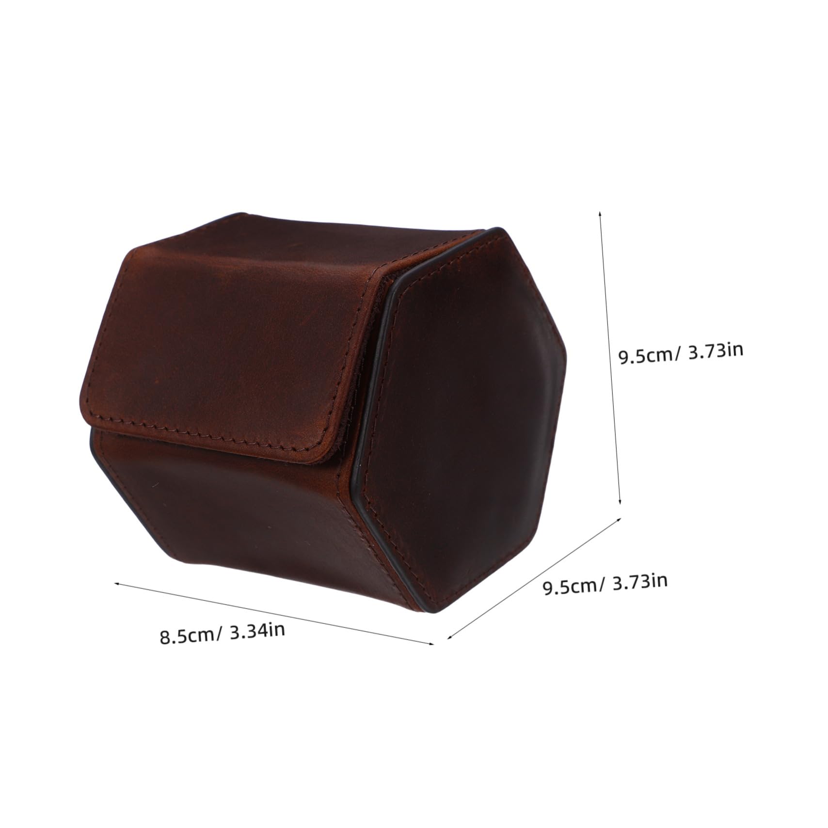 LIFKOME Étui de Voyage Cuir pour Montre Boîte Cadeau Individuelle Organisateur de Bijoux Portable Écrin pour Montre Connectée ou Classique