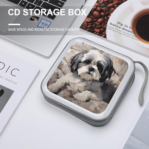 Rangement CD DVD anti-rayure à fermeture éclair pour optimiser l'espace
