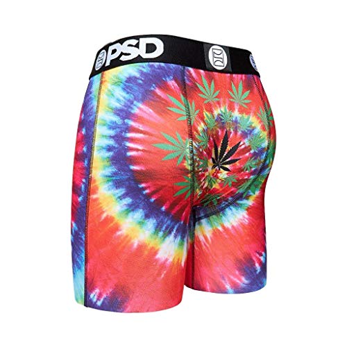 PSD Underwear Men's Tie Dye Boxer Brief 2XL Multi Color3