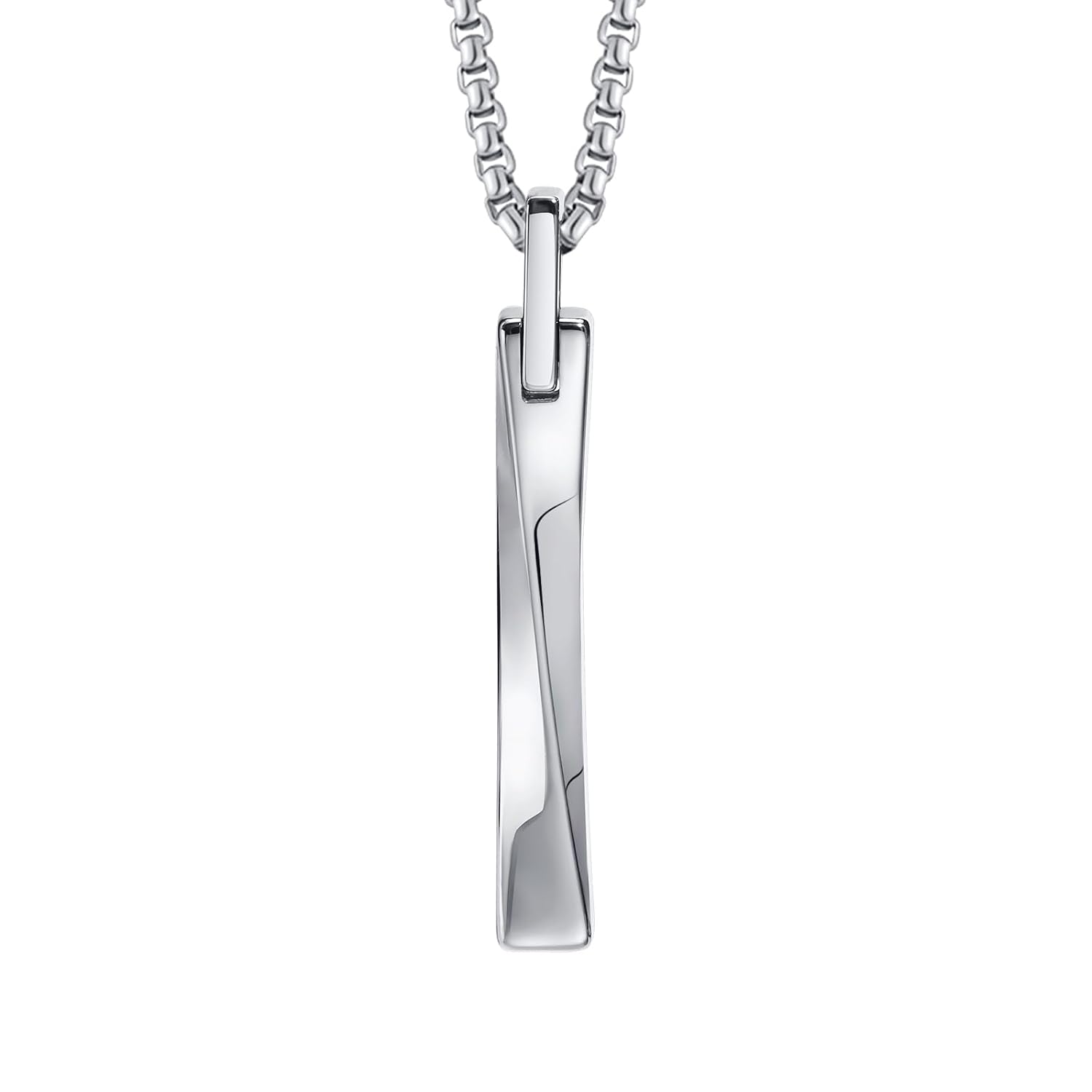 Asma Jewel House tungsten steel Mobius pendant steel necklace geometric personality for Men and Boys - Review, Price and Buying Guide