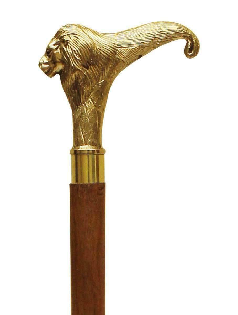 Buy SUPER INSTRUMENT Star Solid Brass Lion Head Handle Vintage Style