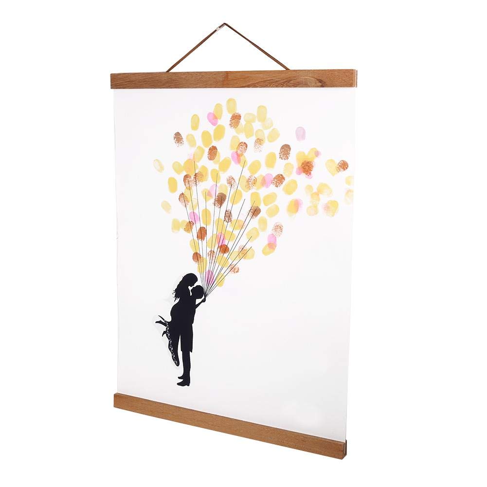 SOULONG Magnetic Wooden Poster Hanger, Modern Picture Frame, DIY Custom Artwork Display, 40cm