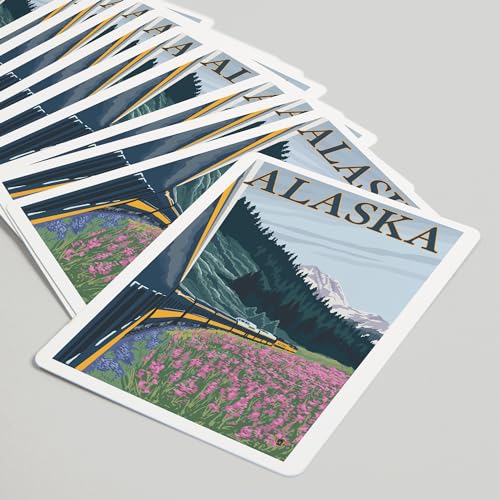 52 Cartas de Poker Alaska Railroad para Adultos miniatura 5