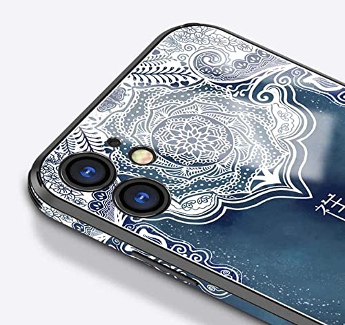 Cubierta trasera de vidrio templado resistente para iPhone 11 con bordes rectos anticaídas 5