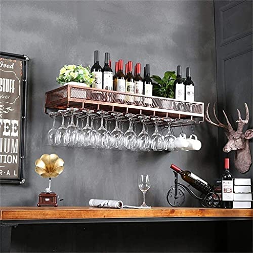 Porte-bouteilles de vin mural pour optimiser l'espace et ranger les verres