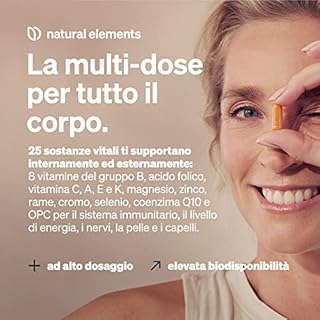 Multivitaminico Premium – multivitaminico completo ad alto dosaggio – 180 capsule – preziose vitamine dalla A alla Z – materie prime pregiate – con forme bioattive – senza additivi inutili