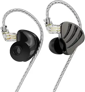 Hifi Kingdom ND-NICEハイブリッド型(1DD+1BA)有線インイヤーモニターBlack No Mic
