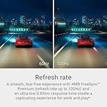 Dell 32 Plus 4K Monitor - S3225QS - 31.5-inch 4K (3840 x 2160) up to 120Hz 16:9 Display, VA Panel, AMD FreeSync Premium, 99% sRGB, 95% DCI-P3, 1500:1 Contrast Ratio, Comfortview Plus - Ash White - Image 4