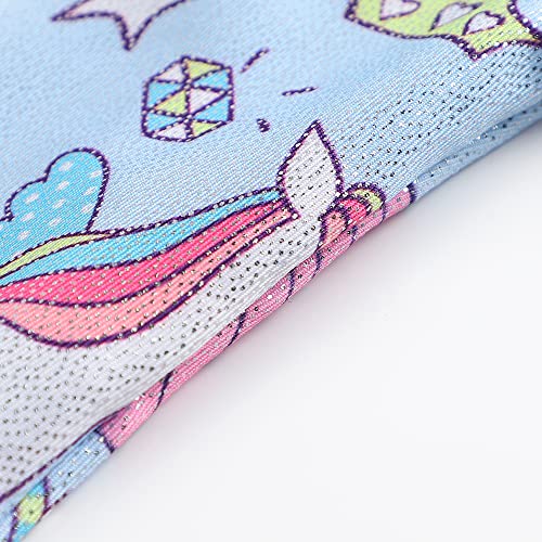 HOZIY Gymnastics Leotards for Girls Unicorn Pink Purple Sparkly Dancewear Activewear Quick Dry