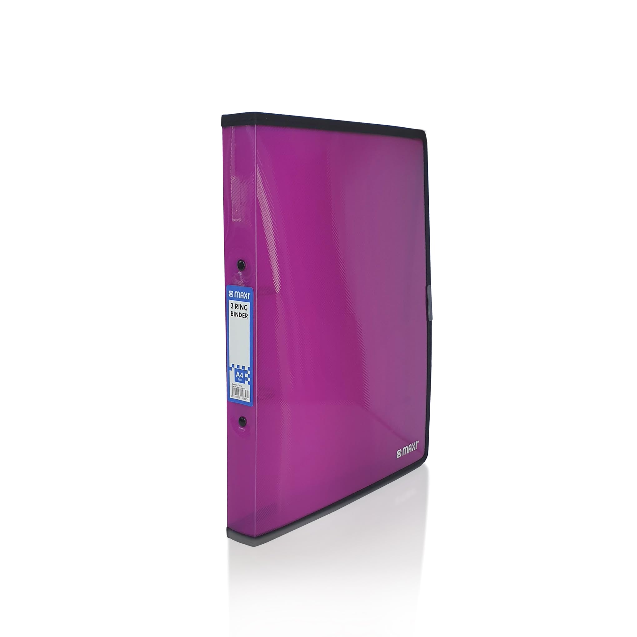 Maxi A4 Ring Binder With 2 Ring Translucent Pink, waterproof, dust-proof, very practical, and reusable