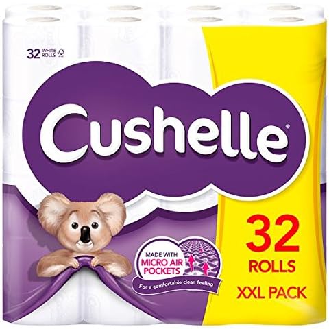 Cushelle XXL 32 Rolls of Toilet Paper (Pack of 32 Rolls) Cover