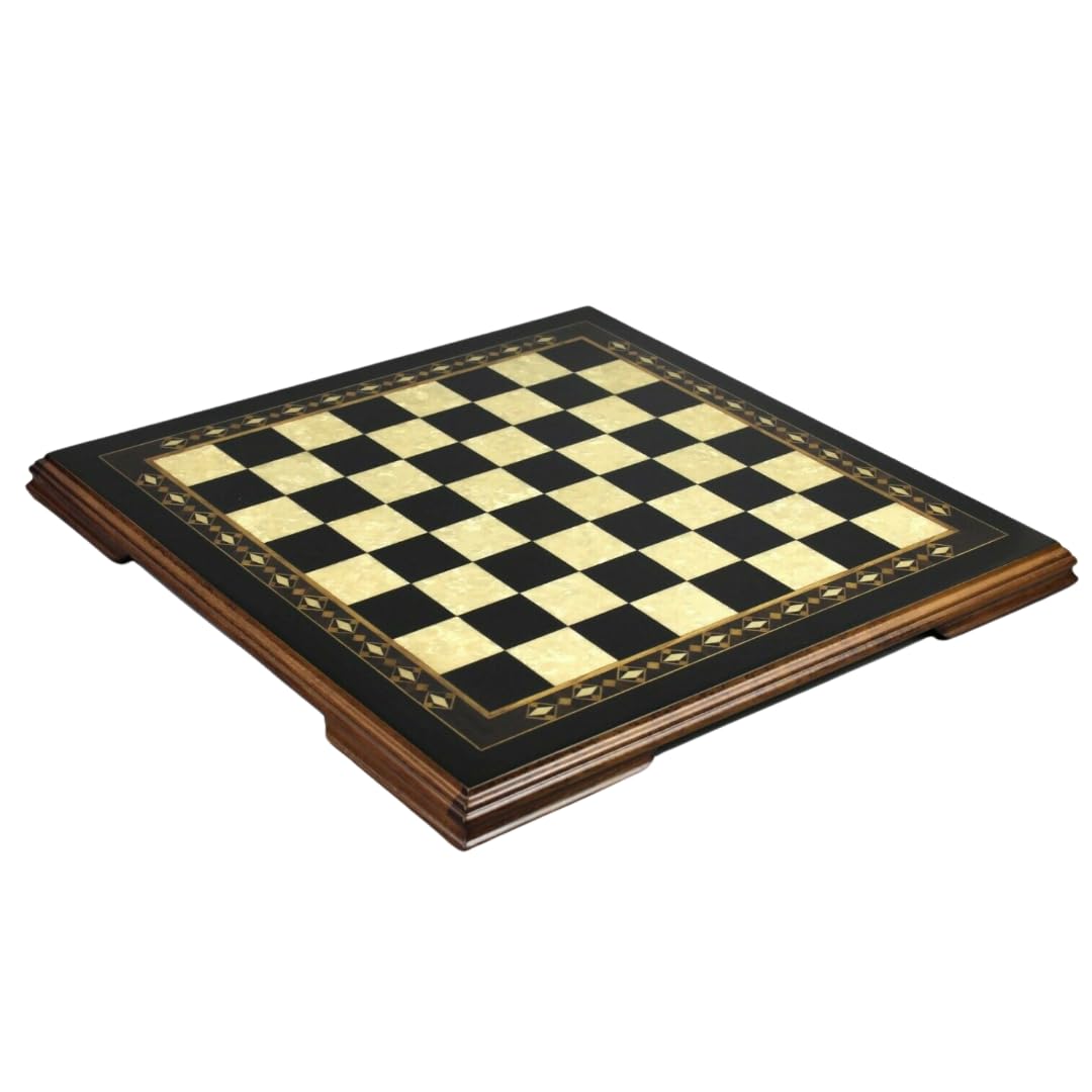 Set di scacchi in legno da 50,8 cm con pezzi di cavaliere francese Staunton ebanizzato ponderato -9,5 cm