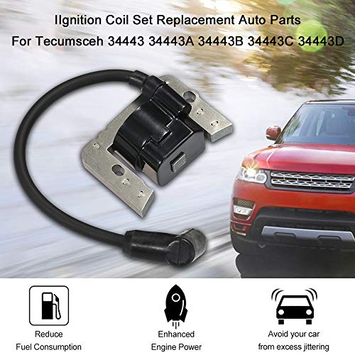 mewmewcat Módulo de bobina de ignição para Tecumsceh 34443 34443A 34443B 34443C 34443D