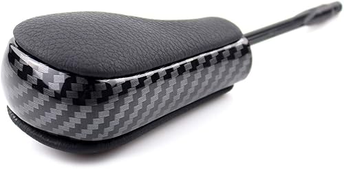Miniatura 6 de Pomo de palanca de cambios de cuero automático para BMW E36 (1997-1999) E38 E39 E46 Z4 Z3 E53 X5 X3 E60 (negro)