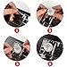 MUQING 120 Pockets Coin Collection Suppliers for Binders, 20 Sheets Coin Pocket Pages, Clear Coin Collector Sleeves, 6 Pockets Standard 9 Hole Coin Page for Collection Album(6 Pockets)