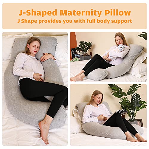 Image of Chilling Home Pregnancy Pillows, U Shaped Full Body Pillow for Pregnancy 58 inch Maternity Pillow for Pregnant Women, Pregnancy Must Haves Cooling Pregnancy Pillows for Sleeping
