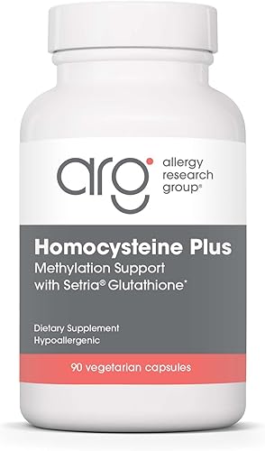 Allergy Research Group Suplemento Homocisteine Plus - con glutatión de setria, complejo de vitamina B, trimetilglicina, cápsulas vegetarianas - 90 disponible en Yaxa Costa Rica