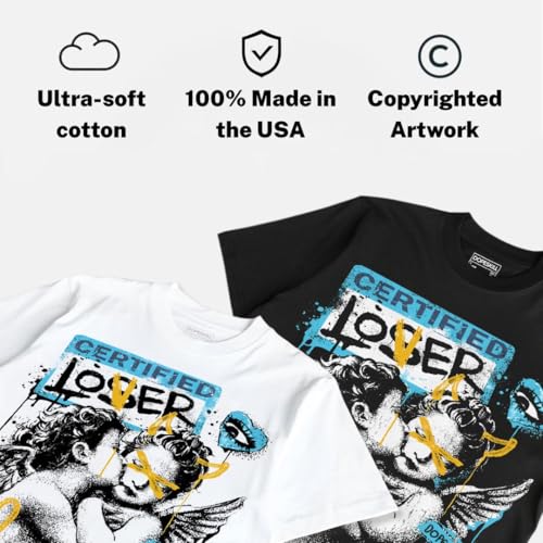 Image of DopeSkill Graphic Tee Streetwear Hip Hop Hypebeast Street Style Crew Neck Unisex T-Shirt Sneaker Colour Matching Shirts Angel