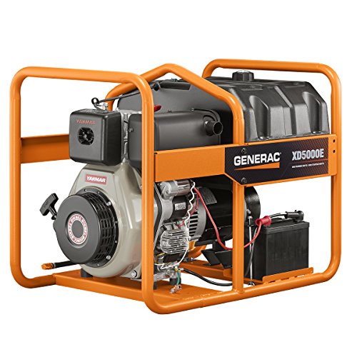 Generac 6864 XD5000E 5000-Watt Diesel-Powered Portable Generator - Ideal for Emergency Backup Power and Job Sites - Reliable Power for Demanding Applications - CARB Compliant - Image 3