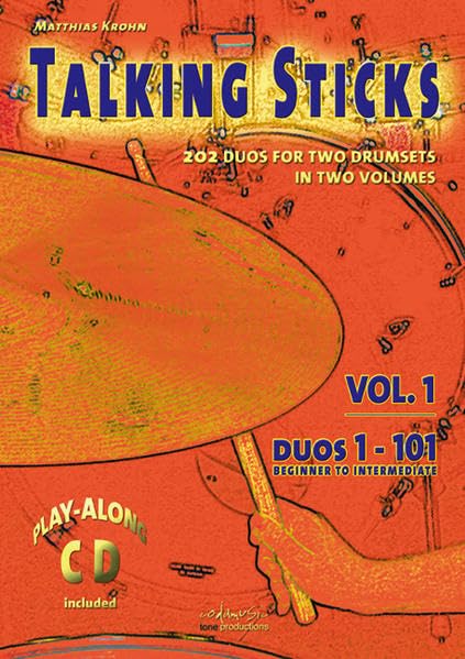 Talking Sticks, Vol.1: 202 Duos for Two Drumsets in Two Volumes