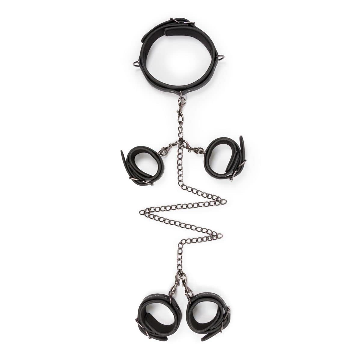 EasyToys Coffret Fétiche Collier Menottes Chevilles Poignets