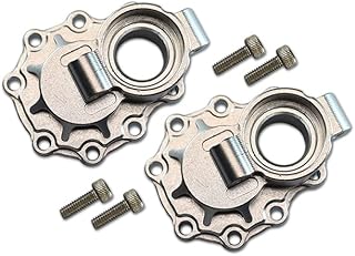 GPM For Traxxas TRX-4 Trail Defender Crawler/TRX-6 Merc-Benz G63 Upgrade Parts Aluminum Rear Knuckle Arm Inner Case - 1Pr Set Silver