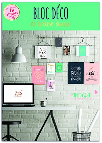 DRAEGER PARIS 1886 Toga pwm14 Bloque de 18 Carteles Papel 21 x 29,7 x 0,5 cm, Multicolor
