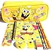 Spongebob Pencil Case and Stationary Set -Gift Set for Boys