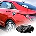 ANFOKAS Compatible with Hyundai Elantra 2025 2024 2023 2022 2021 Accessories Sporty Car Exterior Gas Fuel Tank Cover Trim Oil Filler Gas Door Cap -Glossy Black