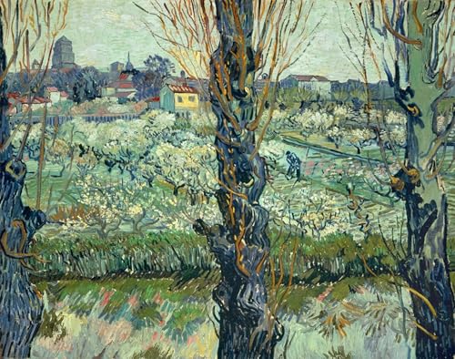 Tableau sur toile Blick Auf Arles Van Gogh impression haute definition 60x90