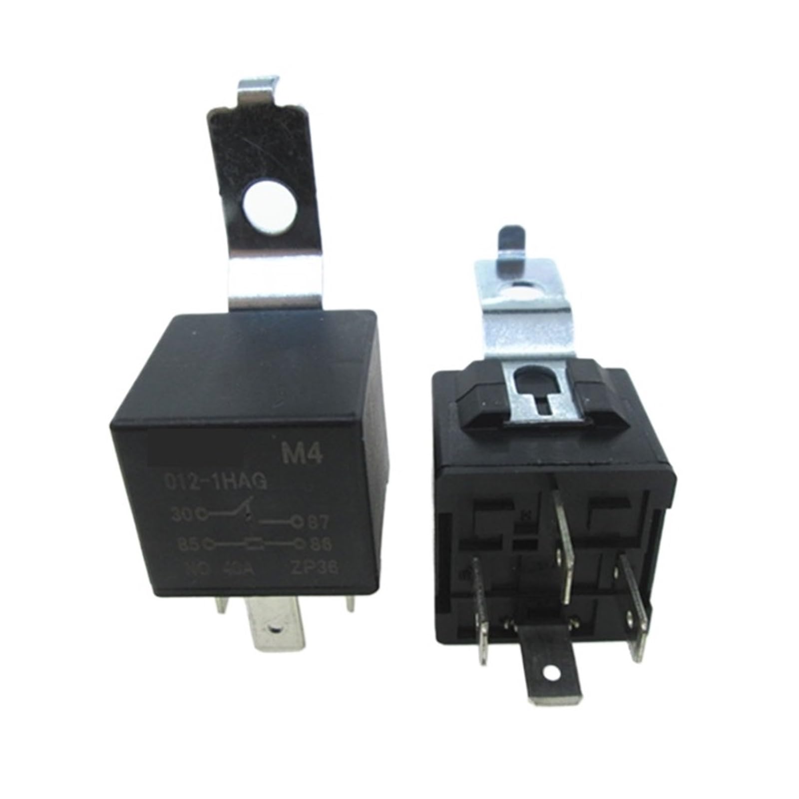 Relais M4 012-1HAG 12V 40A 4 pin pour circuit électrique automobile