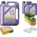 Produktbild QR-PARTS 69339663 Filter Set Inspektionspaket 7 Liter Motoröl Leichtlauf High Tech 5W-40 MANN-FILTER Innenraumfilter Luftfilter Ölfilter