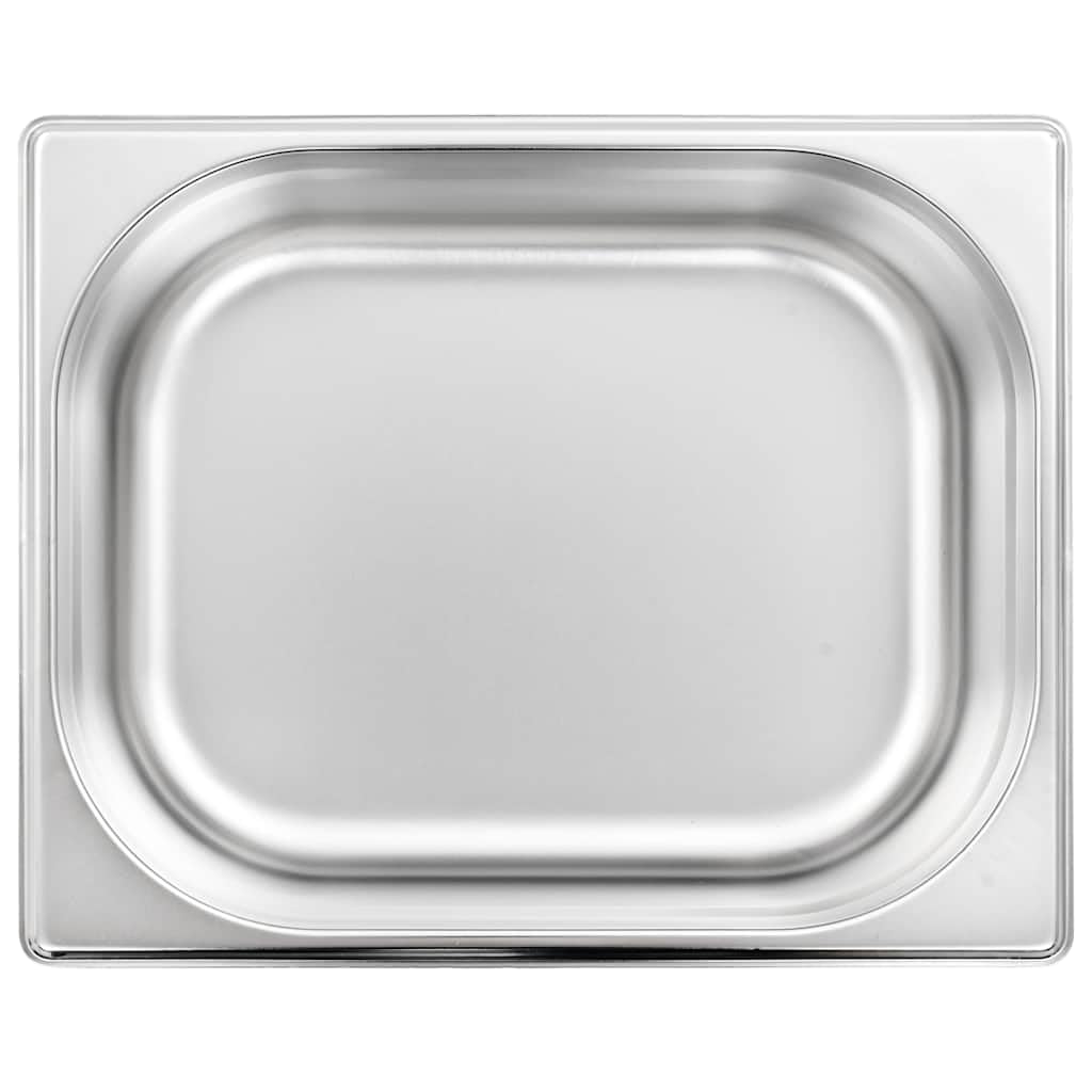 Gastronormbehälter 4 Stk. GN 1/2 100 mm Edelstahl Küchenzubehör