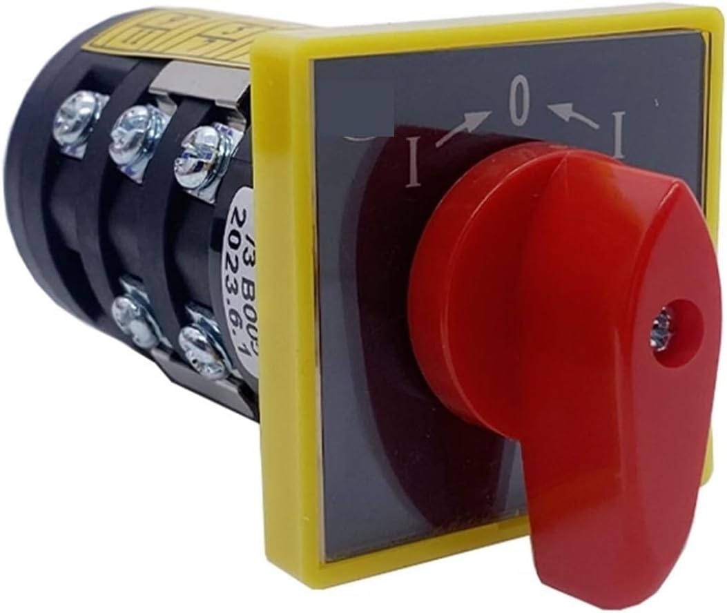 Reset Momentary 3 Positions Manual Transfer Rotary Cam Switch Silver 10A Three Poles HZ5B-10/3 B005