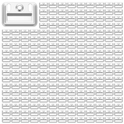 Image of 500 pcs Stainless Steel Z-Clips (1.73 inch /44mmx1.22 /31mm) - Wall Panel Fixing Piece, Clamp for Integrated Wall Panels, Heavy Duty Walls Panel Buckle for Toilet Seats & Furniture Mounting