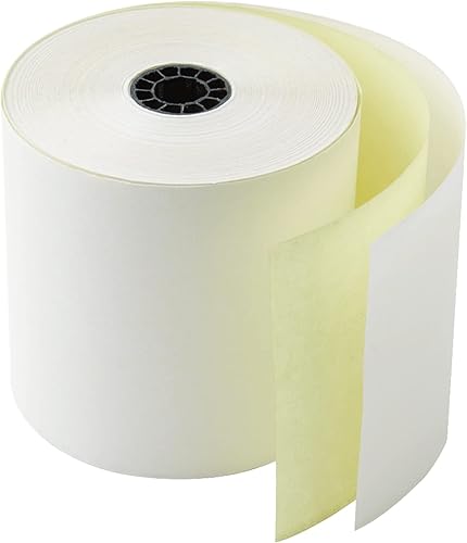 Miniatura 2 de Office Depot Rollos de papel de 2 capas, 2 34 pulgadas x 85 pies, canarioblanco, paquete de 10, 109093