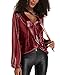 yoins-camiseta-manga-larga-mujer-camisa-cuello-v-blusa-brillante-metalico-sexy-tops-mangas-acampanadas-vino-tinto-eu44