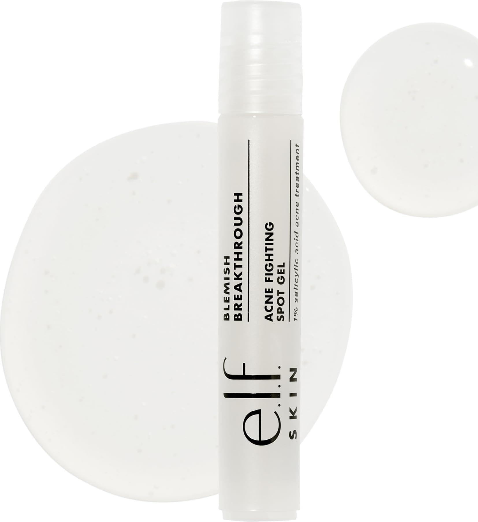 e.l.f. SKIN Blemish Breakthrough Blemish Fighting Spot Gel, Roll-on Blemish Spot Gel For Targeting & Treating Blemishes, Infused With Salicylic Acid
