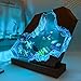 MASDEC Killer Whale Ocean Resin Lamp, Handmade RGB Ocean Lamp with Wooden Base,Resin Art Lamp for Home Office Decor,Ocean Gifts for Women or Men,Unique Birthday Holiday Gifts for Mom Dad(S 6