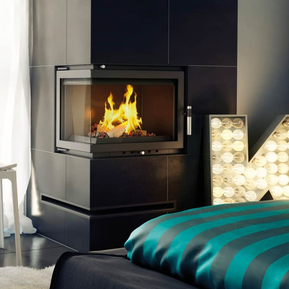 KRATKI Termocamino a legna MAJA 8 kW Ø180 A Ecodesign alta efficienza Ghisa